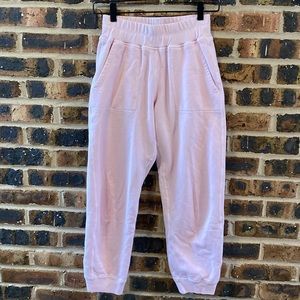 Women's Light Pink Cozy Jogger Pants - Relaxed Track Style